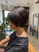 ヘア サロン ルート 幕張(Hair Salon ROUTE)&nbsp;《大人可愛い》20代30代40代ひし形丸みショートボブ