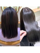 ゴカンムード(Gokan mood)&nbsp;髪質改善縮毛矯正ハイライトダブルカラーショートカット30代40代