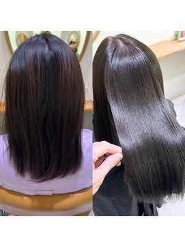 ゴカンムード(Gokan mood) 髪質改善縮毛矯正ハイライトダブルカラーショートカット30代40代