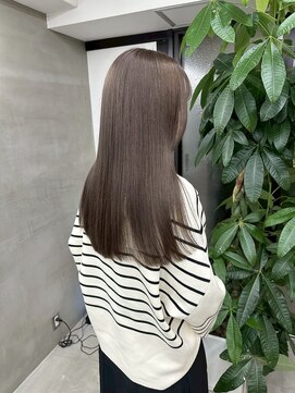 アンバー(UMBER) 京都西院/ベージュカラー ブリーチ 髪質改善 ダブルカラー