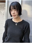 外ハネショートボブ