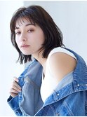 【over hair】暗髪カラー×レイヤーカット