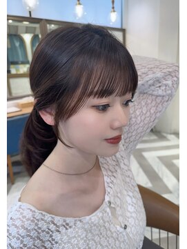 ロンドアベニール 北千住(Lond avenir) 韓国顔周り/バタフライカット/ミディアムレイヤーカット北千住