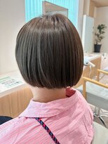 アビエブラン 若江岩田(abije blanc)&nbsp;丸みボブ×ナチュラルハイライト【若江岩田】