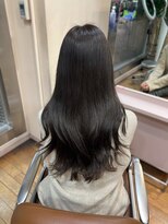 アクシス 栄店(`AXIS)&nbsp;森崎ミルクティーブロンド/ダークブルー/デジタルパーマ/栄