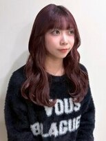 リサプラン(RISA plan)&nbsp;ラベンダーカラー ブラウン 暖色系 ゆる巻き レイヤー ロン