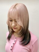 テトラ バイ ネオリーブ 横浜西口店(tetra by neolive)&nbsp;ホワイトピンク　ブラック　デザインカラー　ツートーン　横浜★