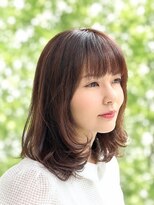 エアー 銀座タワー(AIR)&nbsp;【藤本】ニュアンスワンカール　ブラウンツヤカラー