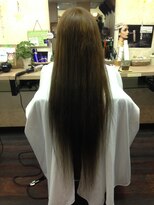 フェリシータ 緑地公園店(felicita) 抜け感マーメイドアッシュ@エアリーカールウェービーロング