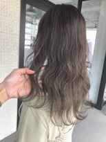 テラスヘア 新潟駅南(TERRACE hair)&nbsp;細かめハイライトオリーブグレージュ