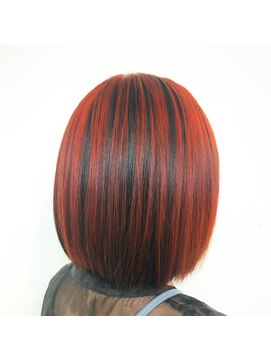 ソラ ヘアーメイク(SORA HAIR MAKE) 派手髪ボブスタイル