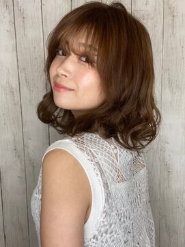 アレンヘアー 富士宮店(ALLEN hair) ふわふわパーマ風ミディアム