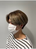 バレイヤージュマッシュ