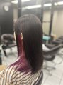 ミック ヘアアンドメイク アップ 駒込店(miq Hair&Make up) インナーカラーを入れてひと味違うゆる巻きスタイル！