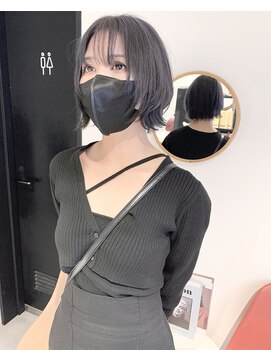 シピ バイ ブレス(shipi. by brace) ダークグレー/顔まわりカット