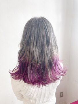 キャンディーエッグ(Candy egg) 原口☆カラーバターパープルグラデ☆福岡久留米