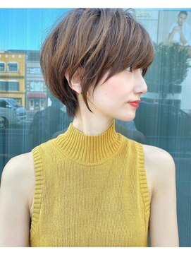 ロンド アンブル 四条烏丸(Lond ambre) 【Lond ambre】オシャレショート/ブリーチ無しグレージュ[京都]