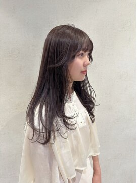 パーク(PAAQ) 【paaq kana 】ラベンダーベージュ×レイヤーカット