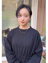 ホヌン 茅ヶ崎(Honnun)&nbsp;お洒落な大人女性のストレートハンサムショート/茅ヶ崎