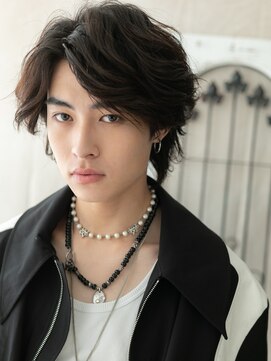 ミスターアンドミセス ファミリーカットサロンビーンズ 草加店(Mr&Mrs Beans) 前髪長めが◎無造作セクシーなグレージュカラーウルフB草加