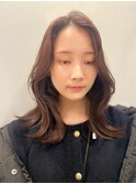 くびれ巻きレイヤー20代30代40代大人ヘアー