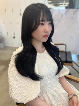 アリュウル 表参道(ALLURE) 学割U24*ダークグレー×レイヤーカット