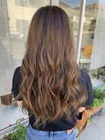 ヘアールーム ミルゥ(hair room MILOU)&nbsp;ハイトーン巻き髪ロング