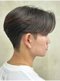 メンズ/センターパート/カルマヘア/アップバング