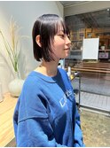 顔まわりカットボブ