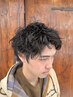 【メンズカジュアル☆朝の時短に♪】カット＋パーマ 12500→9000