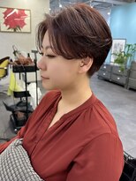 オウル(Owll)&nbsp;【Owll】石田学史ワインレッド20代30代40代刈り上げショート