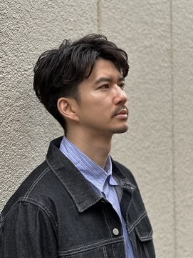 ロンドアベニール 北千住(Lond avenir) スパイキーショートスペインカールニュアンスパーマメンズ