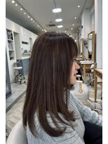 フロラクロマ 上通NEWS裏(FLORACHROMA)&nbsp;セミロングのハイライトデザイン