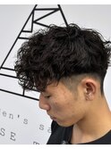 スペインカール/波巻きパーマ/ツイストスパイラル/メンズパーマ