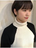 ショートへア/ショコラブラウン/学割U24/京都/河原町