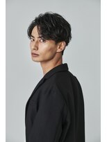 ロンドオム 池袋(Lond Homme)&nbsp;men's/メンズ/ブルーブラック/フェザーパーマ/サーフカール/池袋