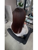 エン 久安(en.)&nbsp;艶ロング×ローズブラウン｜30代40代50代に人気の大人色