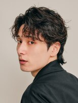 フィフス 原宿(fifth) 原宿ニュアンスパーマメンズパーマセンターパートウルフ30代韓国