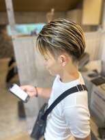 エルフグローリー(elf -glory-)&nbsp;外国人風【メンズハイライトバレイヤージュ】by.keitaro