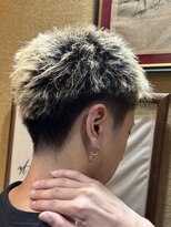 ヒロギンザバーバーショップ 大宮店(HIRO GINZA BARBER SHOP)&nbsp;ハイライトスパイキーショート/大宮/メンズカット/浦和