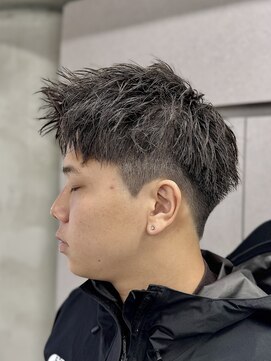 ニコ トウキョウ ロジック(nico TOKYO Logic) 刈り上げアップバングスパイキーショートパーマスパイラルパーマ