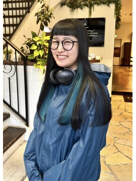 ブリッツ レボ(BLITZ-REVO) インナーカラーブルー◇【柏/柏駅】