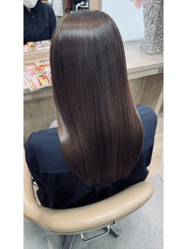 ラディシュ さがみ野(RADISH) 透明感髪質改善カラーココアベージュ寒色カラー30代40代美髪艶髪