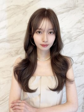 ロンド フィーユ(Lond fille) ☆グレーブラウン/ミディアムレイヤーカット/ダークアッシュ