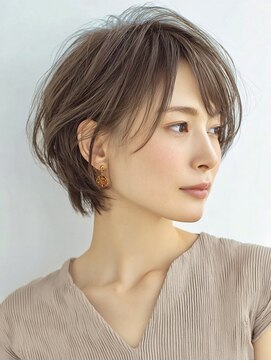 ハーツ(Heart's) 大人ショート　白髪ぼかし　脱白髪染め　ハイライト40代50代60代