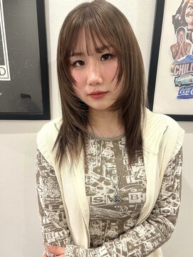 サンデイズド(SUNDAZED) こなれオリーブグレージュ×髪質改善カラーミディアム