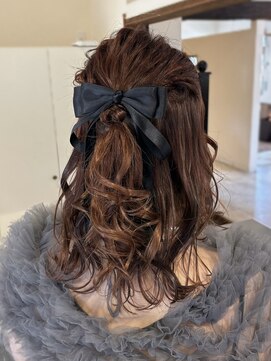 リコ バイ ポノ(Lico by PONO) 【hito】ボリュームたっぷりハーフアップ♪