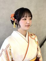 ヴィサージュメゾン(VISAGE maison) 和装編み込みローシニヨンスタイル