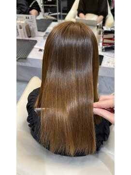 髪屋 紬 髪質改善ストレート