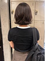 エインアンリー 明治神宮前(AIN.ANLY.)&nbsp;ボブパーマ、ボブ毛先パーマ、ナチュラルパーマ、パーマゆるめ